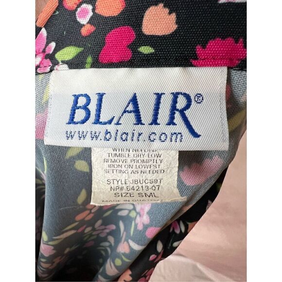 Retro Style Floral Blouse - Picture 4 of 4